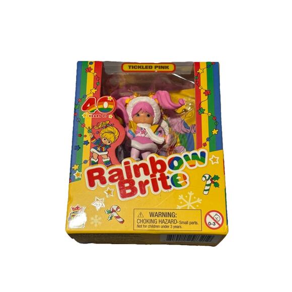 Loyal Subjects Other - Rainbow Brite 40th Anniversary CheeBee Tickled Pink 2.5" Holiday Mini Figure